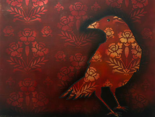 Damascus Crow art print
